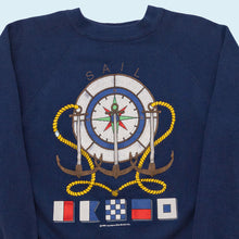 Lade das Bild in den Galerie-Viewer, Hanes Sweatshirt "Southern Silk Screen" 1990 Made in the USA, blau, M/L