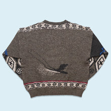 Lade das Bild in den Galerie-Viewer, Hugo Boss Strickpullover "Ski" 90er Made in Germany, grau, L