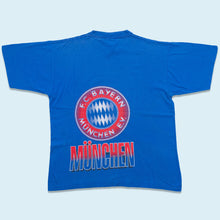 Lade das Bild in den Galerie-Viewer, Nutmeg T-Shirt "FC Bayern München" 90er, blau, XL