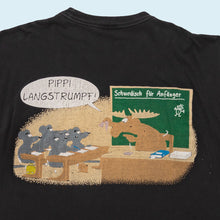 Lade das Bild in den Galerie-Viewer, Tee Jays T-Shirt "Stein - Pipi Langstrumpf" 00er, schwarz, XL