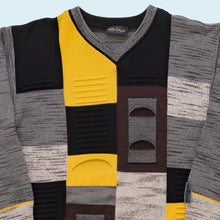Lade das Bild in den Galerie-Viewer, Carlo Colucci Strickpullover, grau, L/XL