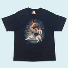 Lade das Bild in den Galerie-Viewer, B&C T-Shirt "Schäferhund" 2003 Atelier Bötzel, schwarz, XL/XXL