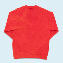 Lade das Bild in den Galerie-Viewer, Signal Sports Sweatshirt "Wisconsin Badgers" 1991 Made in the USA, rot/acid washed, L schmal