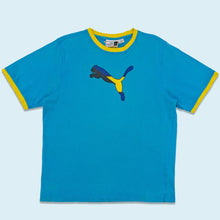 Lade das Bild in den Galerie-Viewer, Puma T-Shirt 90er, blau, L