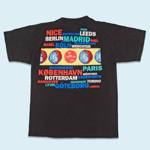 Lade das Bild in den Galerie-Viewer, Euro Tag T-Shirt "Genesis Tour" 90er Single Stitch, schwarz, XL