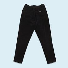 Lade das Bild in den Galerie-Viewer, Armani Jeans Hose "Cord" Made in Italy, schwarz, 29/30