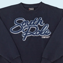 Lade das Bild in den Galerie-Viewer, South Pole Sweatshirt "heavyweight" 00er Made in Korea, blau, L/XL