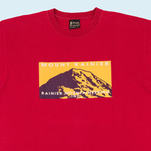 Lade das Bild in den Galerie-Viewer, Gear T-Shirt "Mount Rainier" 00er Made in Honduras, rot, XL/XXL