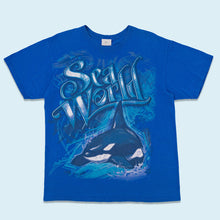 Lade das Bild in den Galerie-Viewer, Sea World T-Shirt "Orca", blau, L