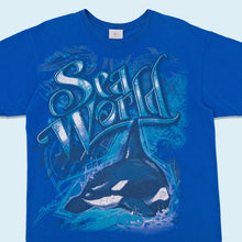 Lade das Bild in den Galerie-Viewer, Sea World T-Shirt "Orca", blau, L
