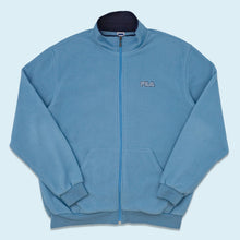 Lade das Bild in den Galerie-Viewer, Fila Fleecejacke 00er, blau, XL