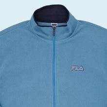 Lade das Bild in den Galerie-Viewer, Fila Fleecejacke 00er, blau, XL