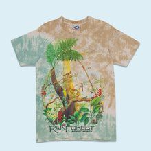 Lade das Bild in den Galerie-Viewer, Liquid Blue T-Shirt "Rainforest" 1991 Single Stitch made in the USA, mehrfarbig, L/XL schmal