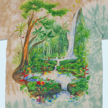 Lade das Bild in den Galerie-Viewer, Liquid Blue T-Shirt "Rainforest" 1991 Single Stitch made in the USA, mehrfarbig, L/XL schmal