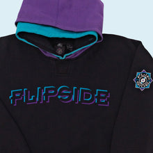 Lade das Bild in den Galerie-Viewer, Starter Hoodie "Flipside" 90er, schwarz, L breit