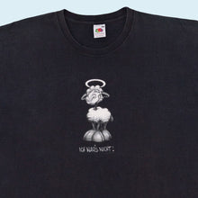 Lade das Bild in den Galerie-Viewer, Fruit of the Loom T-Shirt "Ich wars nicht" 00er, schwarz, XXL breit