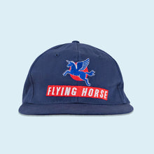 Lade das Bild in den Galerie-Viewer, Mütze "Flying Horse" 00er neu, blau, Einheitsgröße