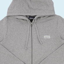 Lade das Bild in den Galerie-Viewer, Patagonia Zip Hoodie "organic cotton", grau, S