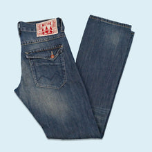 Lade das Bild in den Galerie-Viewer, Mustang Hose "Bootcut Low Waist" 00er, blau, 32/32