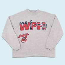 Lade das Bild in den Galerie-Viewer, Sweatshirt "We Play Hard Ball" Cleveland Indians 1994, grau, XL breit
