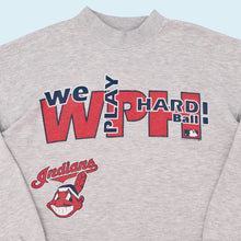 Lade das Bild in den Galerie-Viewer, Sweatshirt "We Play Hard Ball" Cleveland Indians 1994, grau, XL breit