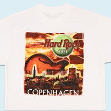 Lade das Bild in den Galerie-Viewer, Hard Rock Cafe T-Shirt heavyweight "Copenhagen" 90er NEU DS, weiß, L/XL