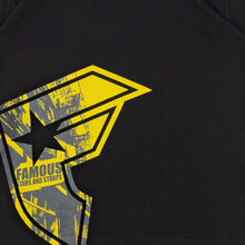 Lade das Bild in den Galerie-Viewer, Famous T-Shirt 00er Made in Mexico, schwarz, L