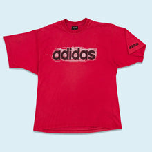 Lade das Bild in den Galerie-Viewer, Adidas T-Shirt 90er, rot, L/XL