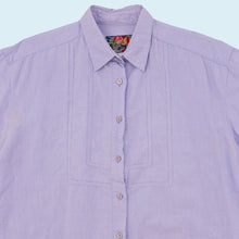Lade das Bild in den Galerie-Viewer, S.Oliver Hemd Damen 90er, lila, L/XL