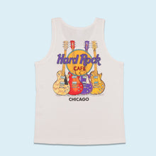 Lade das Bild in den Galerie-Viewer, Hard Rock Cafe Tanktop "Chicago" 90er single stitch Made in the USA, weiß, M