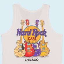 Lade das Bild in den Galerie-Viewer, Hard Rock Cafe Tanktop "Chicago" 90er single stitch Made in the USA, weiß, M