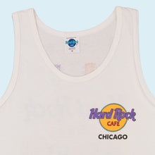 Lade das Bild in den Galerie-Viewer, Hard Rock Cafe Tanktop "Chicago" 90er single stitch Made in the USA, weiß, M