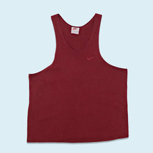 Lade das Bild in den Galerie-Viewer, Nike Tanktop "Swoosh" 90er Made in the USA, rot, L
