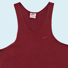 Lade das Bild in den Galerie-Viewer, Nike Tanktop "Swoosh" 90er Made in the USA, rot, L