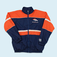 Lade das Bild in den Galerie-Viewer, NFL Kids Trainingsjacke "Denver Broncos" 90er, orange/blau, M