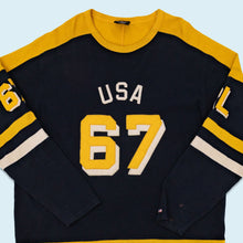 Lade das Bild in den Galerie-Viewer, Polo Jeans Company Sweatshirt 90er made in the USA, schwarz, XXL