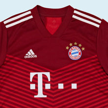 Lade das Bild in den Galerie-Viewer, Adidas Trikot "FC Bayern München" 2021, rot, M/L schmal