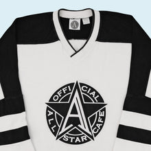Lade das Bild in den Galerie-Viewer, All Star Cafe Sweatshirt "New York" 90er, schwarz/weiß, L/XL