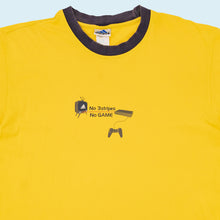 Lade das Bild in den Galerie-Viewer, Adidas T-Shirt "No 3stripes No Game" 2000, gelb, XXL