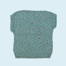 Lade das Bild in den Galerie-Viewer, Pullunder "hand made" 80er/90er, blau, XS/S