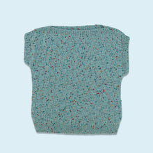 Lade das Bild in den Galerie-Viewer, Pullunder "hand made" 80er/90er, blau, XS/S