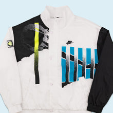 Lade das Bild in den Galerie-Viewer, Nike Court Challenge Trainingsjacke 90er "Tennis", weiß, L/XL