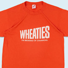 Lade das Bild in den Galerie-Viewer, Jerzees T-Shirt "Wheaties Breakfast of Champions" 90er Made in the USA single stitch, orange, M/L