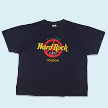 Lade das Bild in den Galerie-Viewer, Hard Rock Cafe T-Shirt "Houston" 90er Made in the USA, blau, XL breit