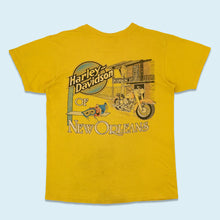 Lade das Bild in den Galerie-Viewer, Harley Davidson T-Shirt "New Orleans" distressed 2001, gelb, M/L