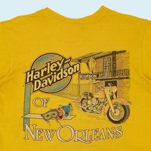 Lade das Bild in den Galerie-Viewer, Harley Davidson T-Shirt "New Orleans" distressed 2001, gelb, M/L