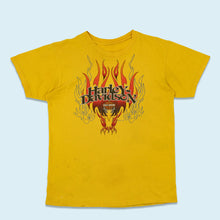 Lade das Bild in den Galerie-Viewer, Harley Davidson T-Shirt "New Orleans" distressed 2001, gelb, M/L