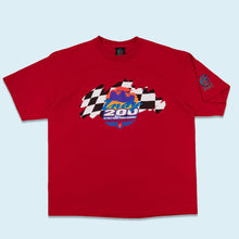 Lade das Bild in den Galerie-Viewer, Disney Sports T-Shirt "Walt Disney Speedway" 1998 single stitch Made in the USA, rot, XL/XXL