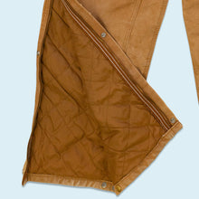 Lade das Bild in den Galerie-Viewer, Carhartt Latzhose "gefüttert" 90er Made in the USA, braun, 32/28 für Damen