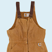 Lade das Bild in den Galerie-Viewer, Carhartt Latzhose "gefüttert" 90er Made in the USA, braun, 32/28 für Damen